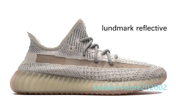

new 2020 kanye west lundmark antlia synth running shoes glow true form hyperspace clay static black white reflective belgua zebra s02