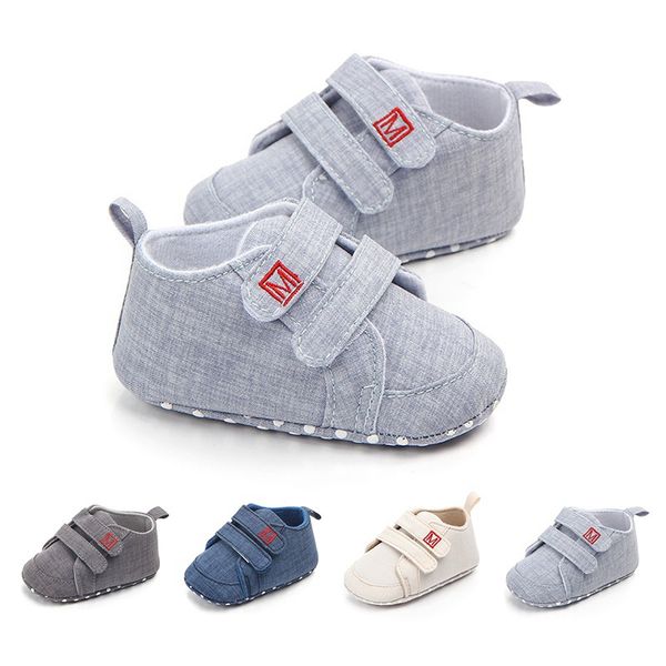 

newborn baby boys fashion canvas soft sole infant shoe new born baby boy casual toddler kid girls first walkers shoes