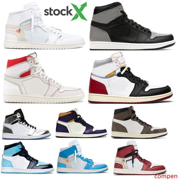 

1 high og low travis scotts basketball shoes spiderman low fearless obsidian men women lakers chicago sport designer sneakers trainers