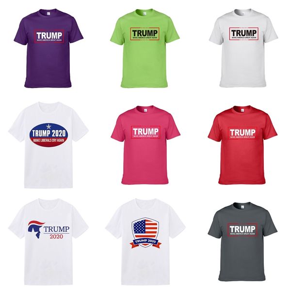 

2020ss fashion brand designer t shirt hip hop white mens clothing casual trump t shirts for men with letters printed tshirt size m-3xl #952, White;black
