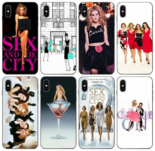 

tongtrade] and the city tv show case for iphone 11 pro x xs max 6s 5s 5c 5 plus samsung a6 a60 a6s honor 4c 5a 5c motorola moto g2 case