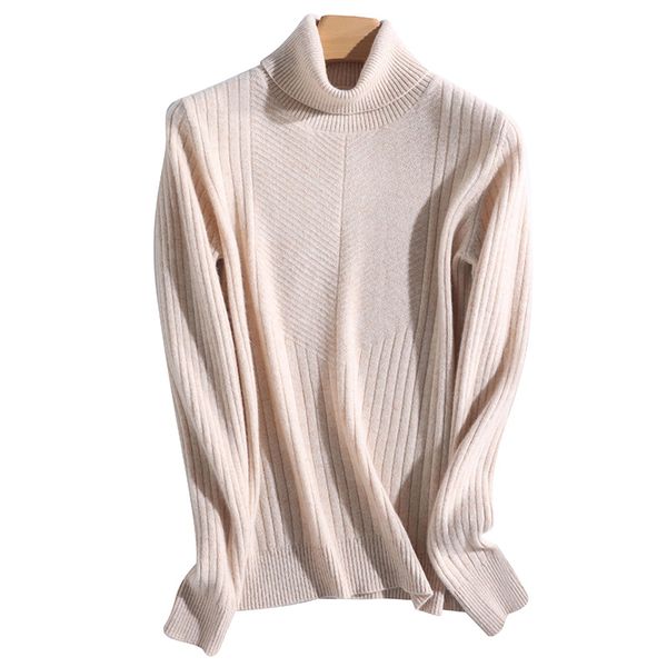 

sweater women cashmere long-sleeved pullover female casual warm sweaters winter thick pullover new fashion 2020 high collar knit, White;black