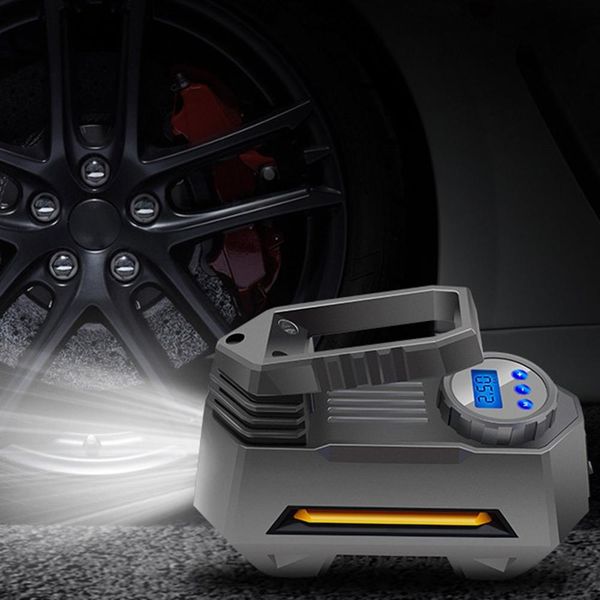 

new car wireless portable hand-held air pump charging air pump car tire tire with button interface