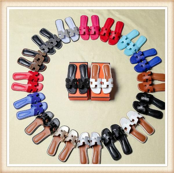 

Женские сандалии Дизайнерская обувь Роскошные горки Летняя мода Широкие плоские