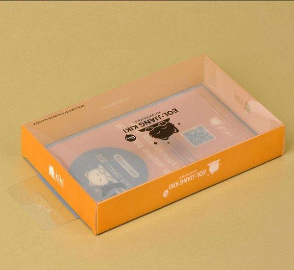 

Pla tic packaging box for hair bundle