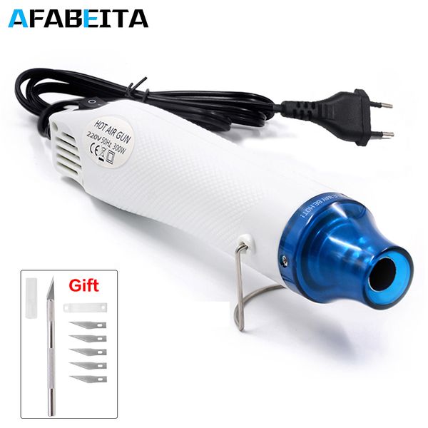 

220v diy using heat gun electric power tool air 300w temperature gun with supporting seat shrink plastic diy tool