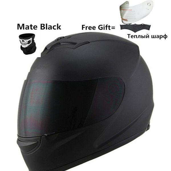 

full face motorcycle helmet vintage motorbike helmet cruise winter with neckerchief dot approved
