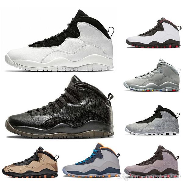 

with socks air jordan retro woodland westbrook 10 10s im back white black basketball shoes desert sports sneakers size 40-47