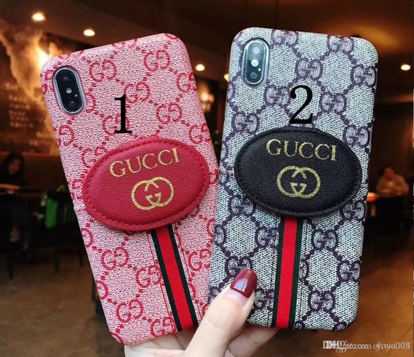 

Чехол для для мобильных телефонов New Fashion Luxury Brand для iPhone X 8 7 6 Plus XS max 6.5 XR Слот для карты Задняя крышка Shell Xs max чехол для телефона 103