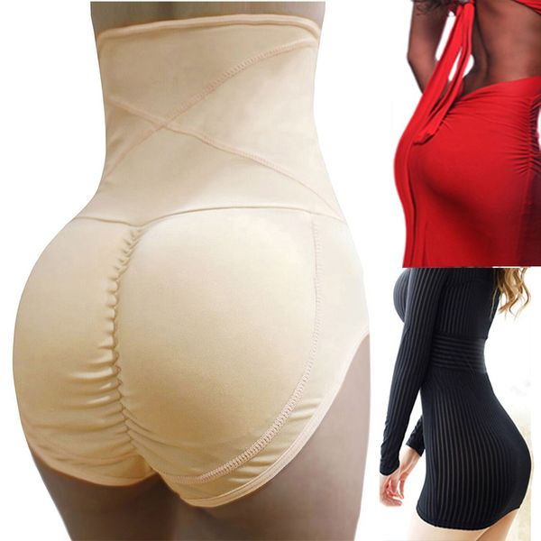 

корректирующее белье женщин трусики поддельные задницу талия тренер тело формирователь прикладом колодки прикладом подъемник высокой талией, Black;white