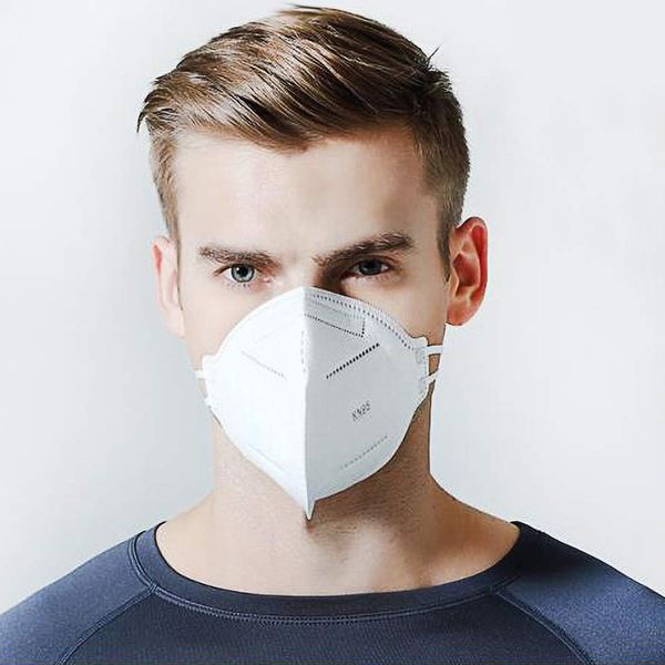 

2020 kn95 пылевых масок для лица маски безопасность маска 5 слоя активированного углерода рот маски фильтрации более 95% частицы одноразовой