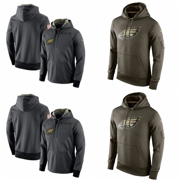

men women youth philadelphia eagles nike salute to service player performance nfl hoodie - anthracite, Blue;black