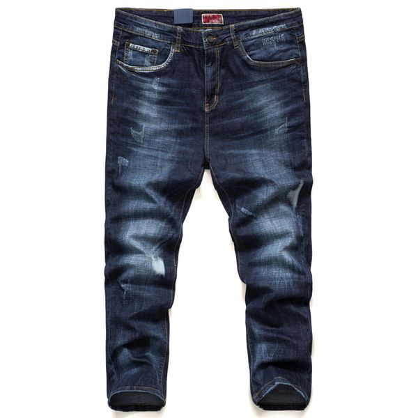 

plus men's jeans, Blue