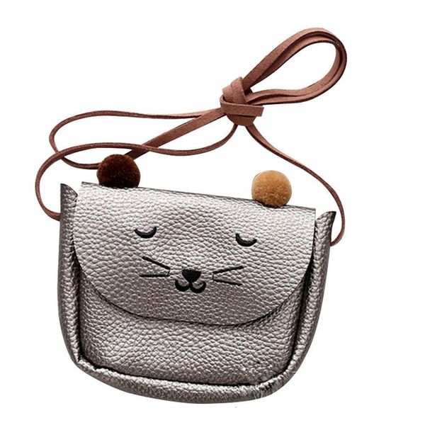 

children shoulder bag mini cat ear messenger bags simple small square bag all match key coin purse cute princess handbags, Red;black