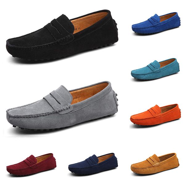 

2020 new men casual shoes espadrilles triple black white brown wine red navy khaki mens sneakers outdoor jogging walking color #7