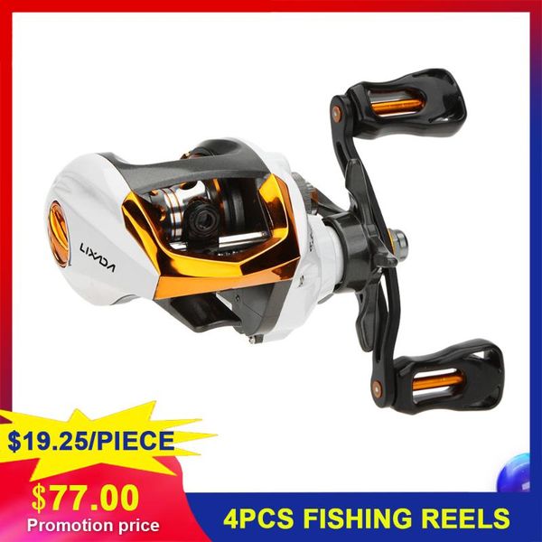 

lixada 12+1 ball bearings baitcasting reel fishing high speed fishing reel with magnetic brake system