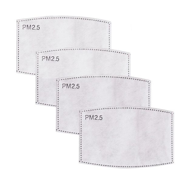 

Disposable PM 2.5 Face Cover Filter 5 layer non-woven Anti Dust Mask Filter Activated Carbon Filter Cloth