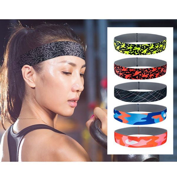 

women yoga hair bands cotton sweat headband for men sweatband head sweat bands sports safety, Yellow;black