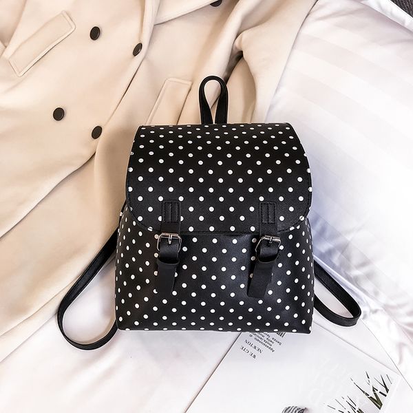 

2020 new shoulder bag women fashion small backpack casual pu leather handbag