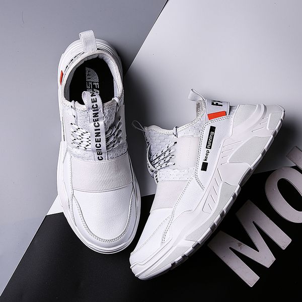 

autumn and winter men's sports shoes, running shoes, comfortable lightweight basketball outdoor leisure tennis shoes, Black