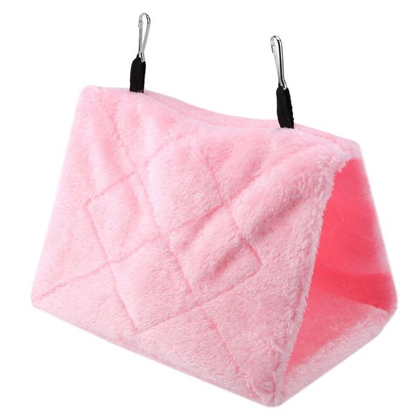 

soft plush bird hammock warm hanging bed for pet cave cage hut tent toy house new