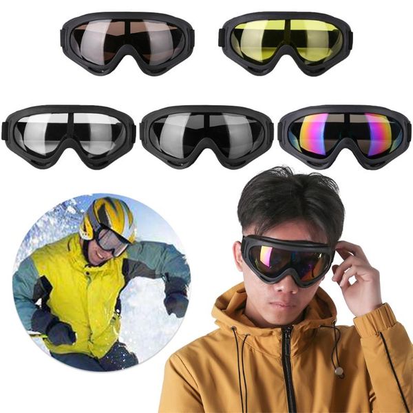 

1pc skiing glasses winter windproof sunglasses goggles dust proof motorcycling lens frame glasses outdoor sports ski eyewears