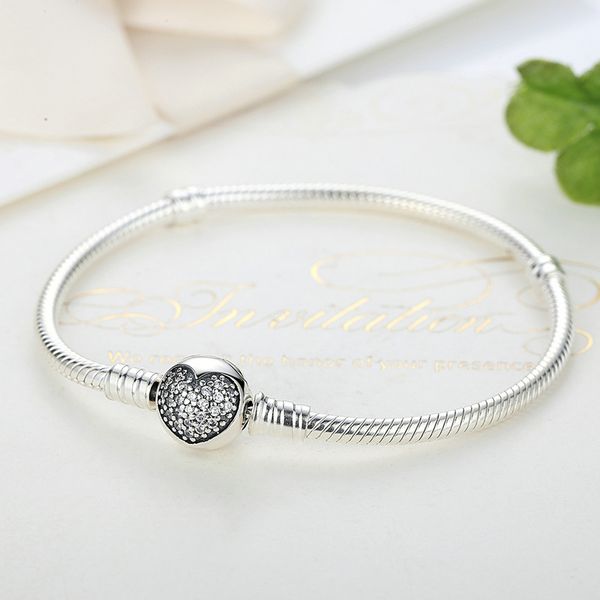 

codemonkey аутентичные 100% 925 стерлингового серебра классическая змея цепь браслет для женщин ювелирные изделия стерлингового серебра cmb9, Black