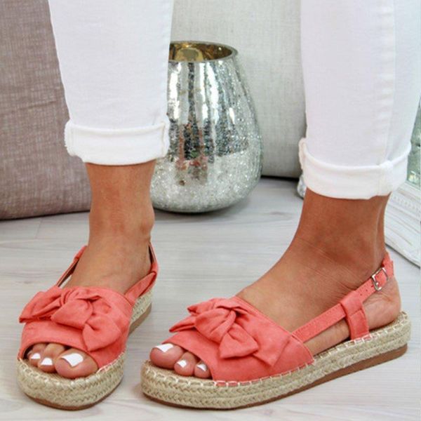 

womens sandals flats sandals summer shoes female peep bow casual shoes sandalias mujer women slippers 2020 new fashion, Black