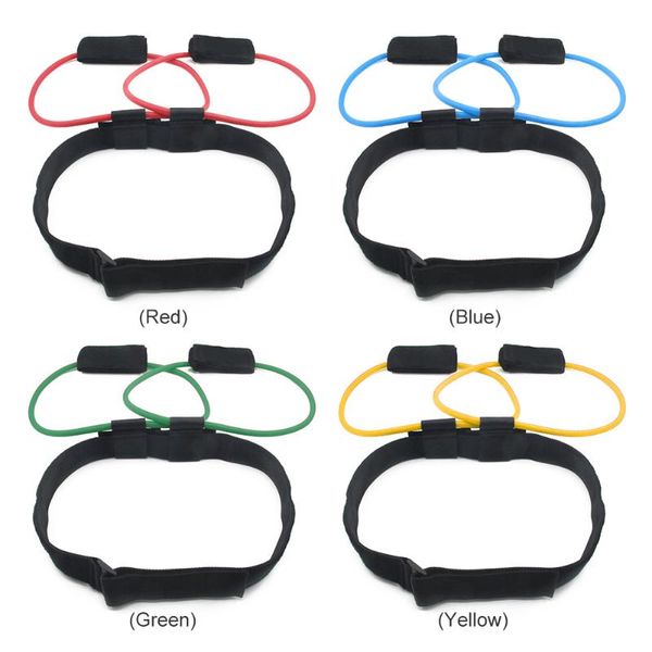 

resistance bands fitness latex band pedal training exercise workout elastic rope bumuscle leg equipments