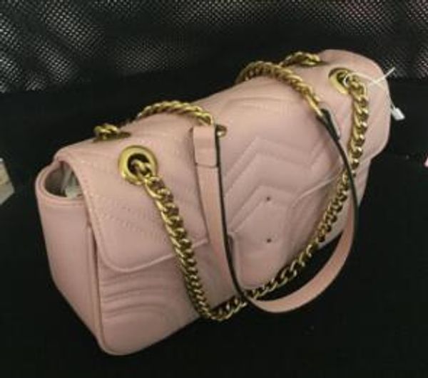 

m443497 marmont shoulder bags women gold chain crossbody bag handbags new purse female message bag