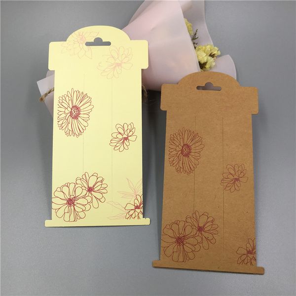 

16*8cm jewelry white&kraft &yellow paper cards jewelry hair clip accessories cards accept custom logo, Pink;blue