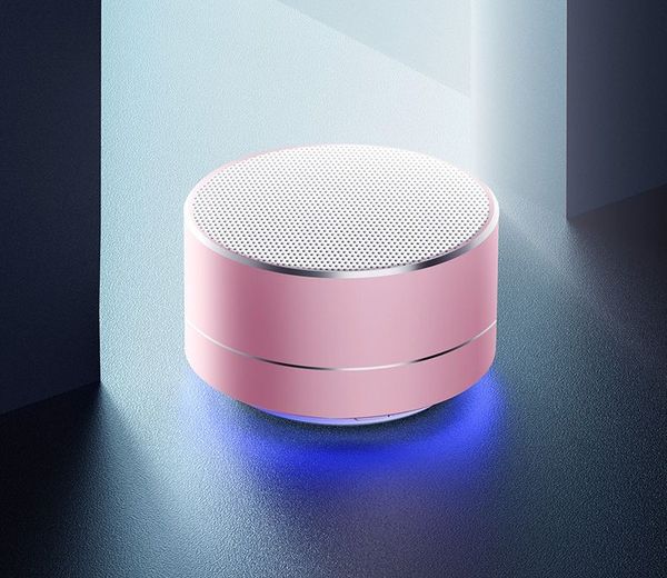 

a10 bluetooth стерео творческого подарка металла беспроводной сабвуфер компьютер стерео диктор карточки bluetooth маленький стальной пистоле