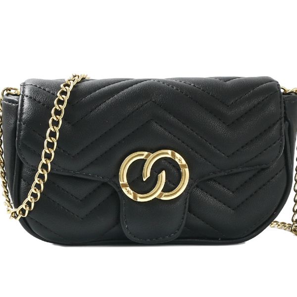 

ivog new arrival everyday black small shoulder crossbody handbag ladies fashion chain hand bags for women 2020