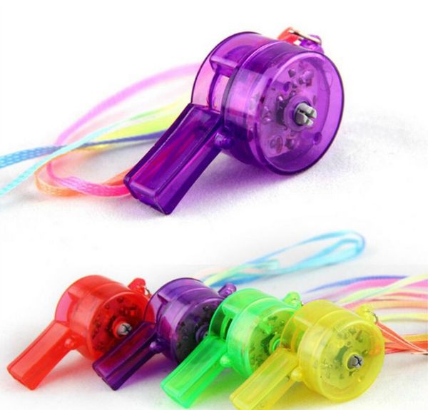 

led flash whistle luminous noise maker kids children toys birthday party festival novelty props christmas noise maker toy