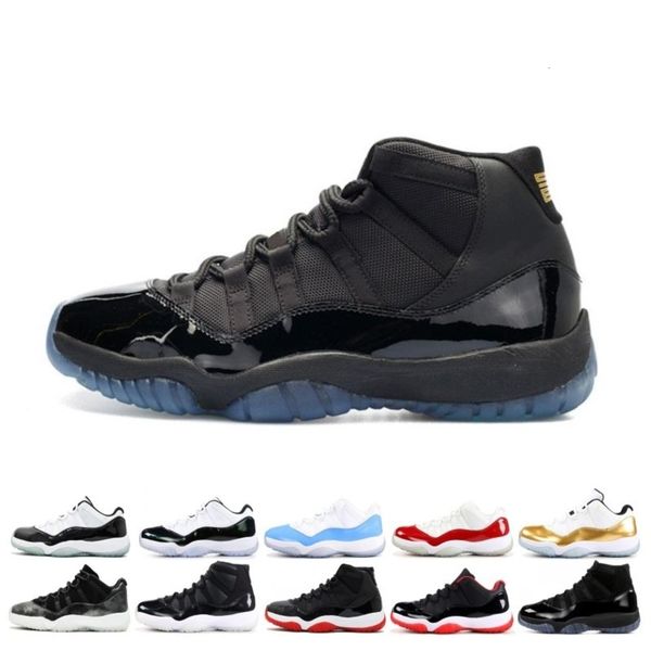 

2019 high concord 45 11 11s cap and gown prm heiress gym red chicago platinum tint space jams men basketball shoes sports sneaker