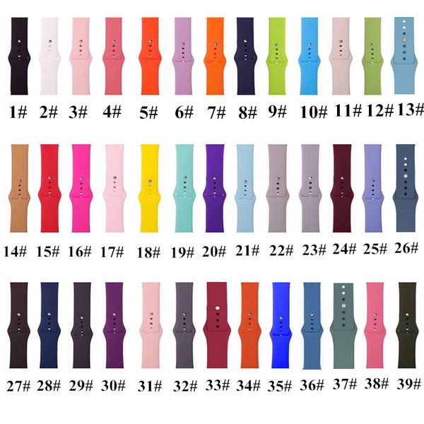 

sports silicone band for apple watchs series 4 3 2 replace bracelet strap watchband watchstrap watch 42mm 38mm 40mm 44mm bands iwacth