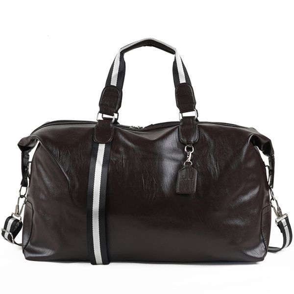 

outdoor fitness travel handbag training sports gym bag leather men women duffel shoulder crossbody bag yoga sac de sport b145