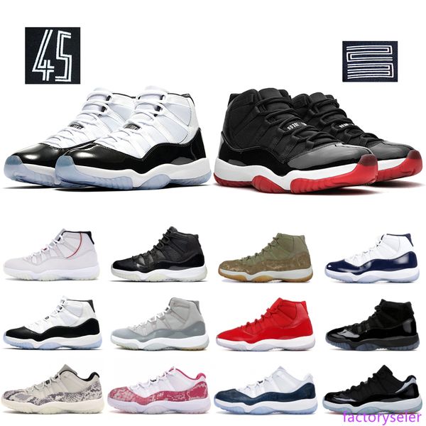 

2019 перепродажа bred 11 11s мужская обувь баскетбол space jam concord 45 наследница black low green snake тапок женщин дизайнерская обувь