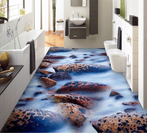 

self-adhesive] 3d stone 1333 floor wallpaper mural wall print decal wall murals