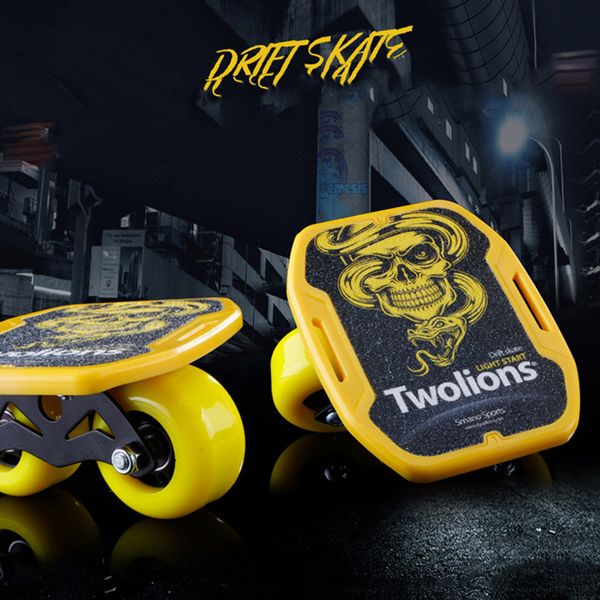 

twolions abs drift board for ine roller road drift skates antislip skateboard deck ine skates wakeboard ing