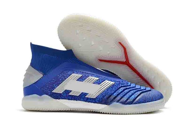 

2019 original mens soccer cleats predator 19.3 ic tf turf indoor waterproof soccer shoes mens football boots tacos de futbol