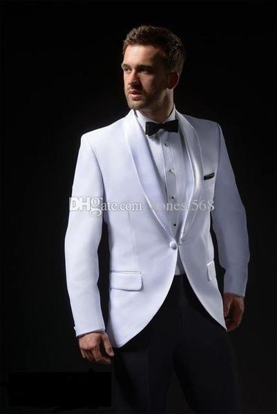 

and fine one button groomsmen shawl lapel groom tuxedos men suits wedding/prom/dinner man blazer(jacket+pants+tie) a186, Black;gray