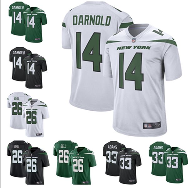 

2019 new men women kid new york 26 le 039 veon bell jer ey ny jet 33 jamal adam 14 am darnold black green white youth american football