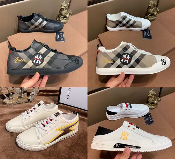 

2020 qaulity genuine leather oxford cloth 5g ny g white sneakers rs casual shoes running shoes men sports sneakers trainers, Black