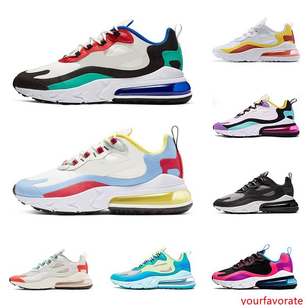 

new react 27c bauhaus optical hyper jade bright violet electro green designer blue void sneakers chaussures men women running shoes 7-12