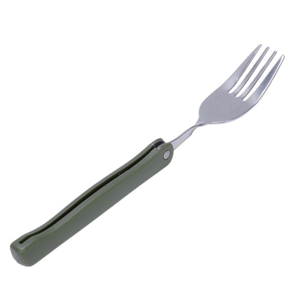 

3in1 outdoor bbq travel camping pocket folding knife fork spoon utensils cutlery dinnerware sets