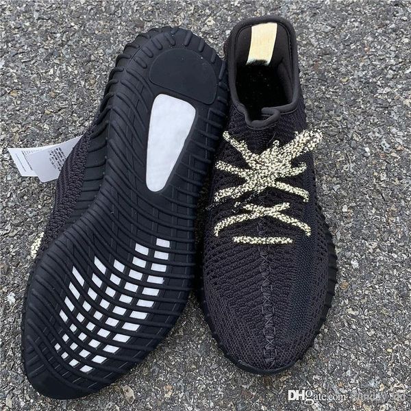 

new sale black 3m mens womens running shoes yeezreel yecheil citrin cloud white glow in the dark kanye west designer trainers sports sneaker