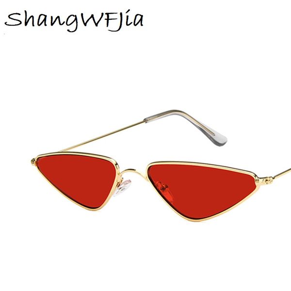 

sunglasses women small cat eye stylish 2019 fashion metal frame glasses designer vintage female sun glasses oculos feminino, White;black