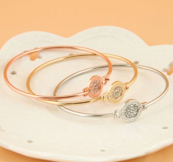 

Бесплатная доставка полный проложить горный хрусталь диск замок браслет браслет