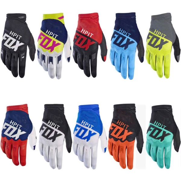 

2019 bicycle gloves hpit fox atv mtb bmx off road motorcycle gloves mountain bike bicycle gloves motocross bike racing, Black